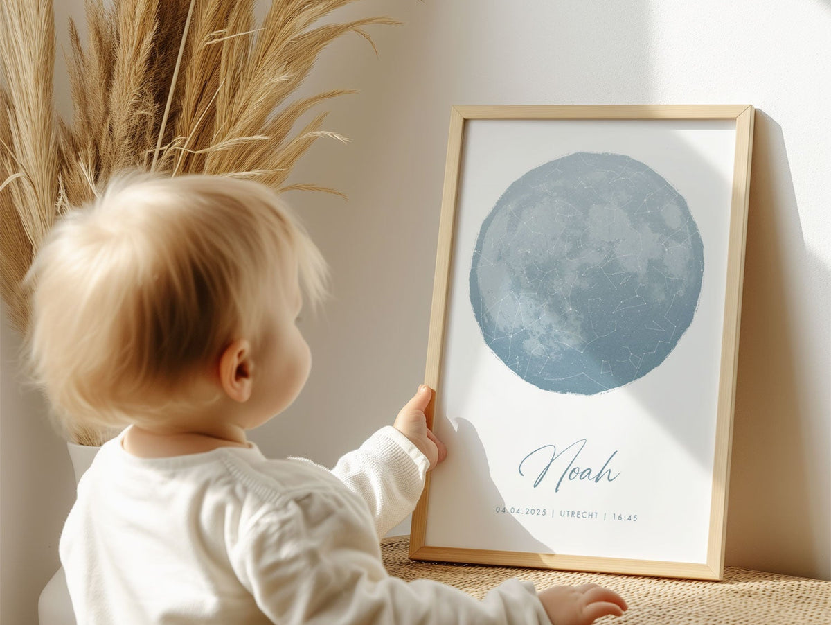 Origineel kraamcadeau: 3 sterrenhemel posters