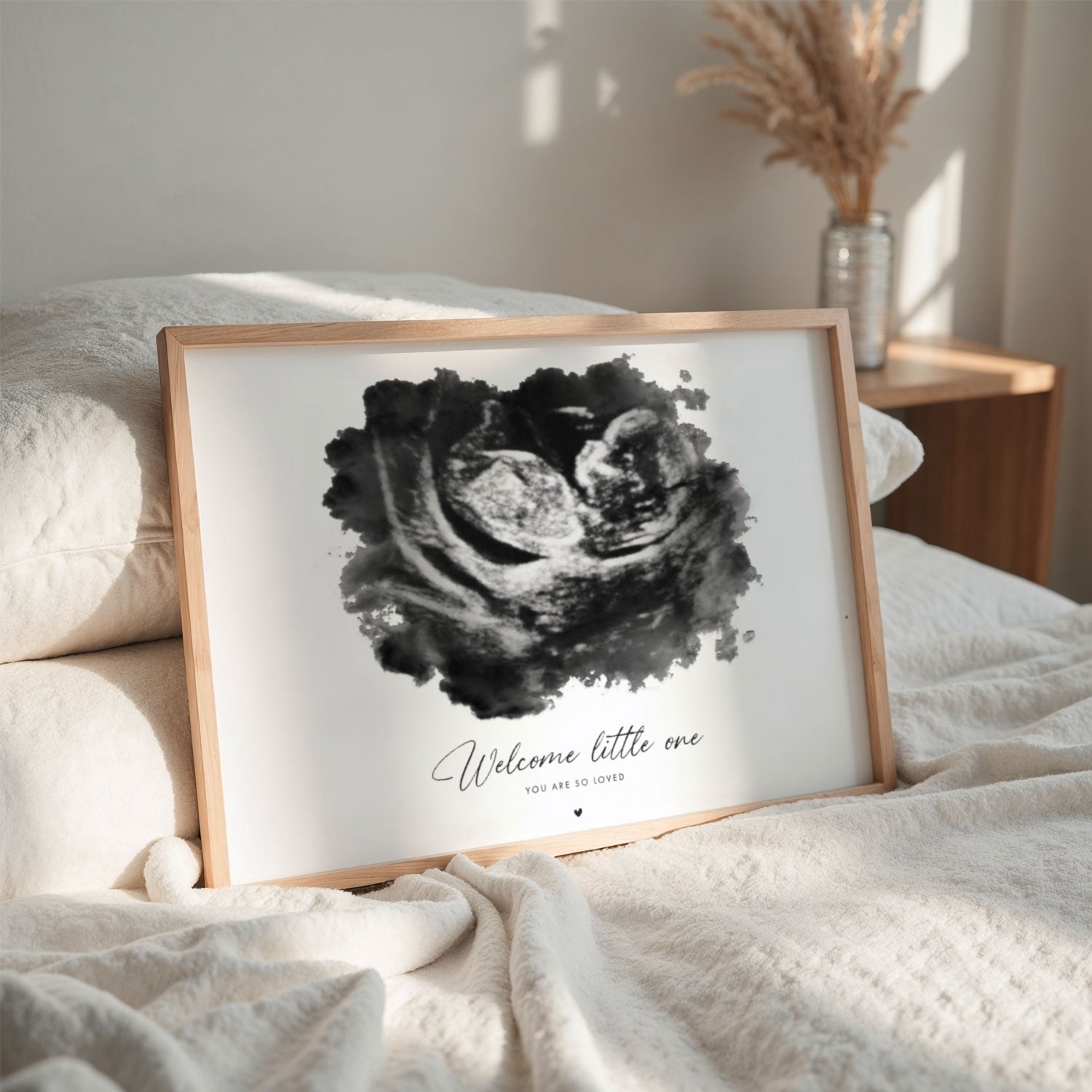 Echo cadeau van foto, baby echo poster