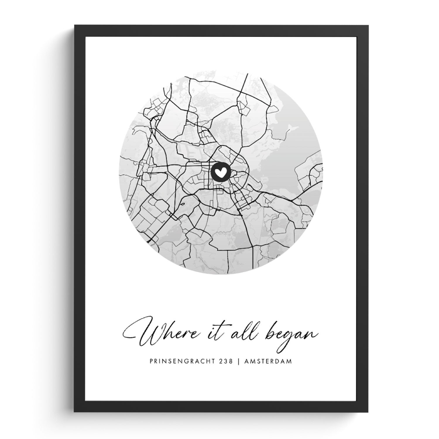 Geboortebloem boeket poster