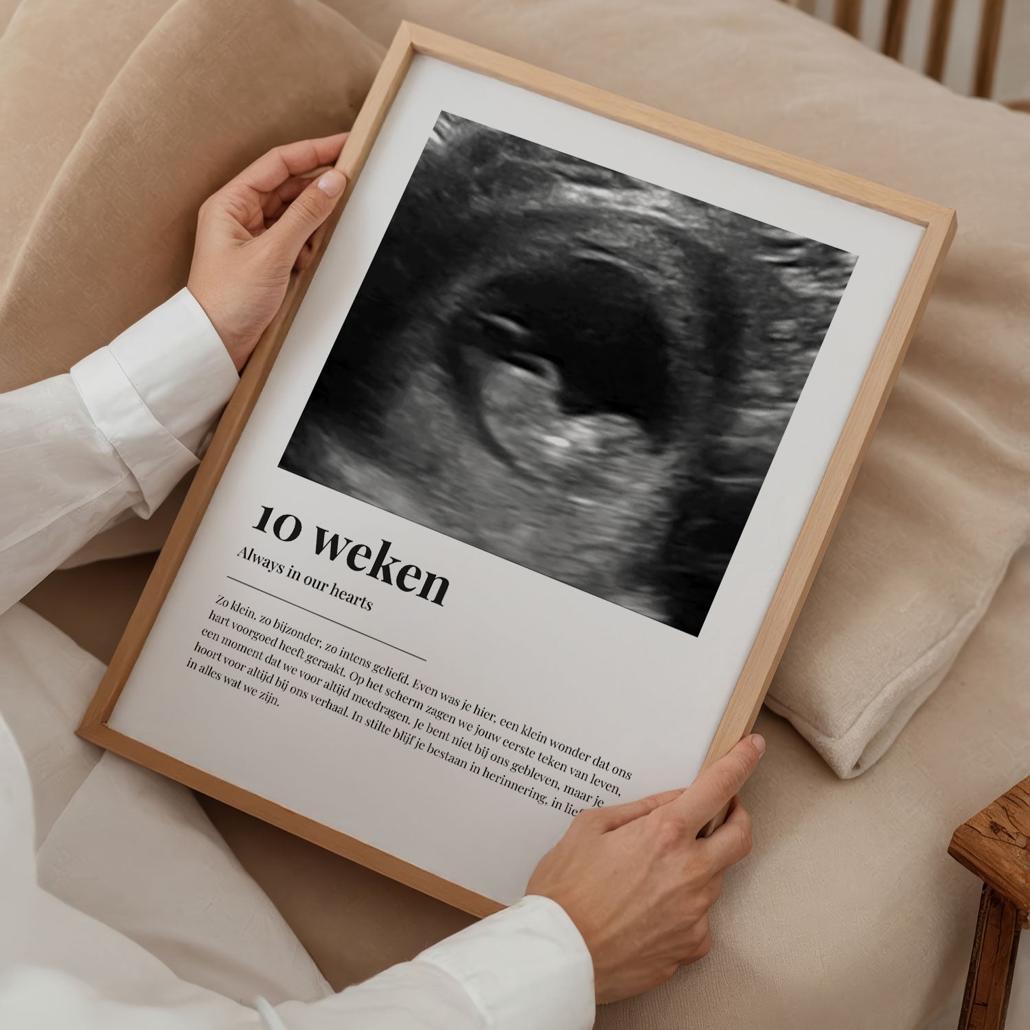 Baby echo poster met foto – Personal Prints