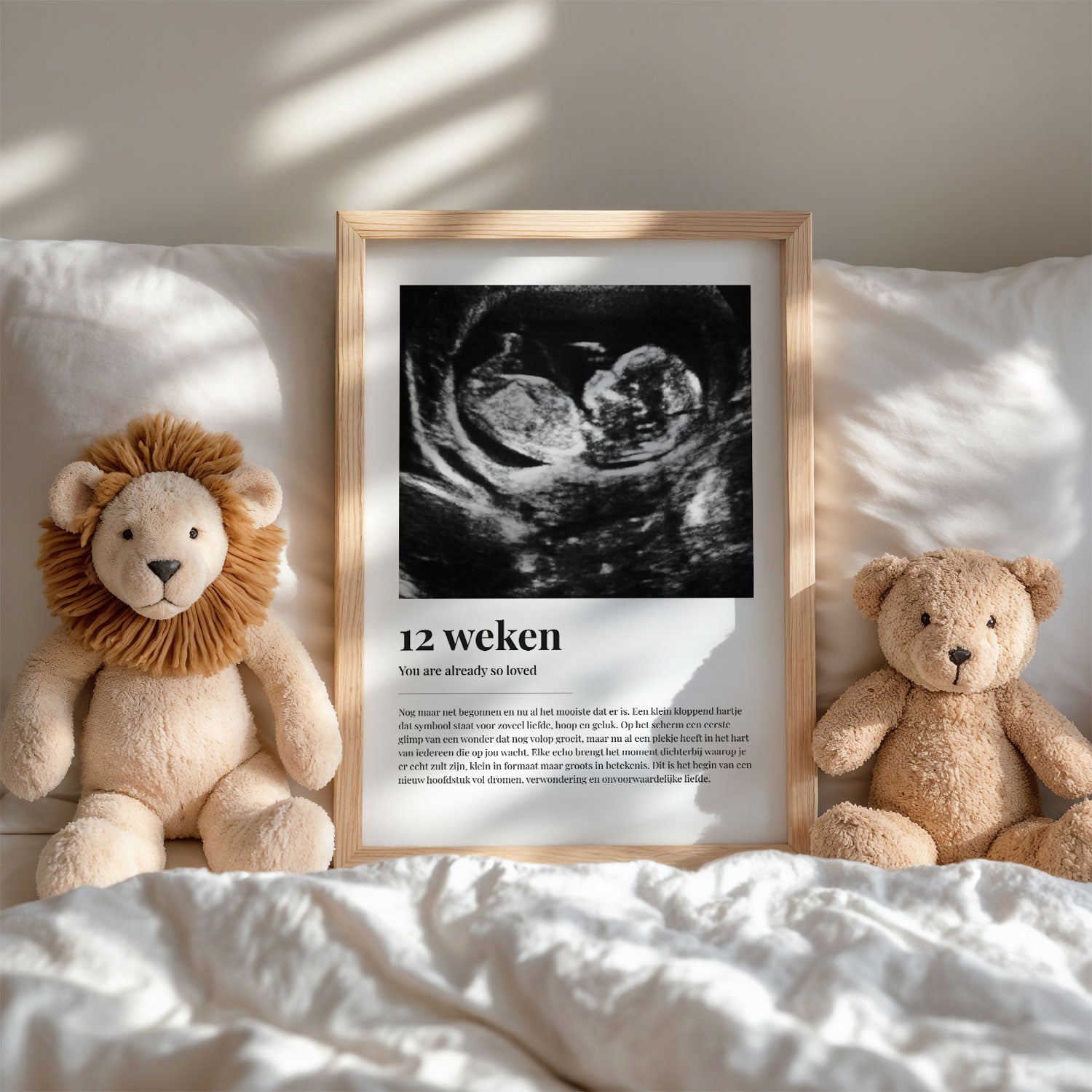 Baby echo poster met foto – Personal Prints